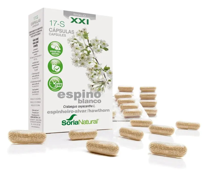 Soria Natural 17-S Espino Blanco, 30 Cápsulas