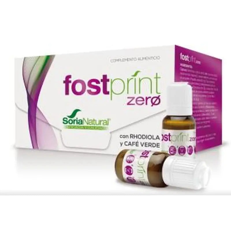 Soria Natural Fost Print Zero Con Rhodiola-Cafe Verde 15Viales.
