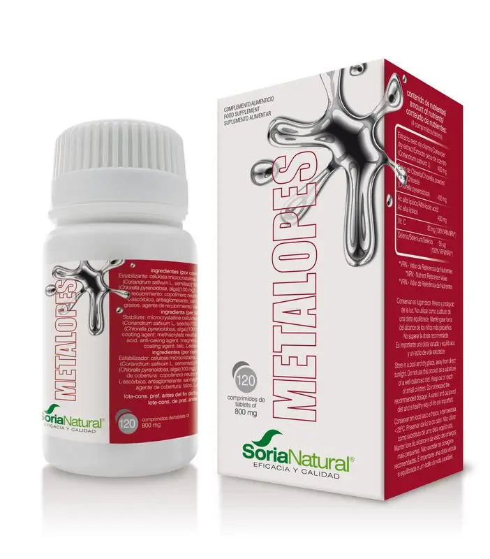 Soria Natural Metalopes, 120 Comprimidos
