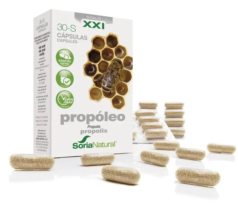 Soria Natural S Propoleo Liberacion Prolongada, 30 Cápsulas