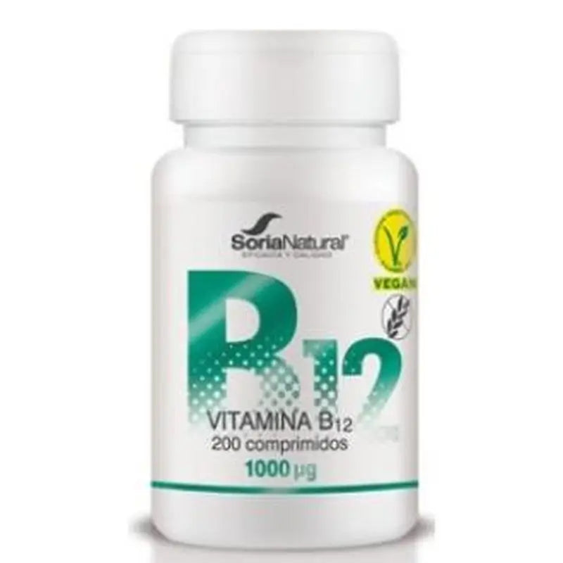 Soria Natural Vitamina B12 Liberacion Sostenida 250Mg 200C Vegan
