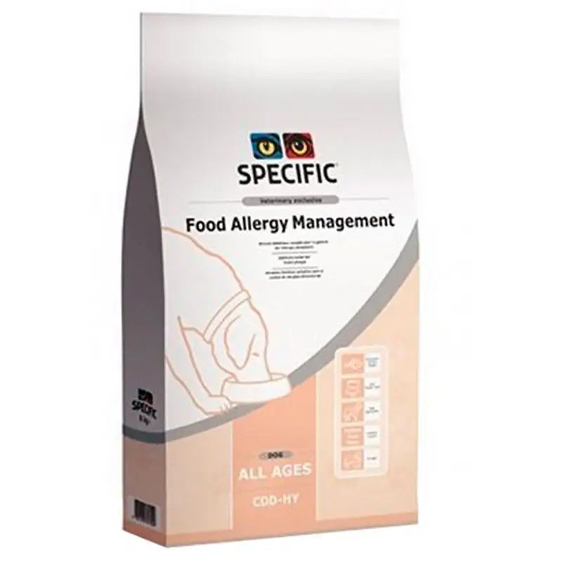 Specific Canine Adult CDD-Hy Gestione delle allergie alimentari, 12 Kg, cibo per cani