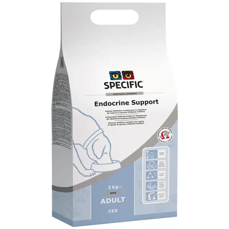 Specific Canine Adult Ced-Dm Endocrine Support, 2 Kg, cibo per cani