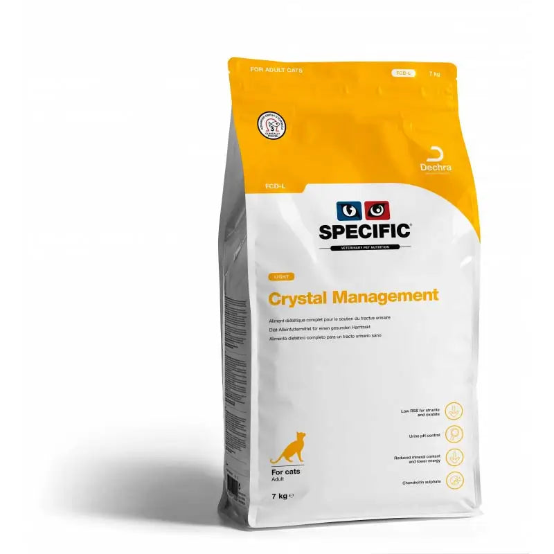 Specific Feline Adult Fcd-L Crystal Management Light, 7 Kg, cibo per gatti