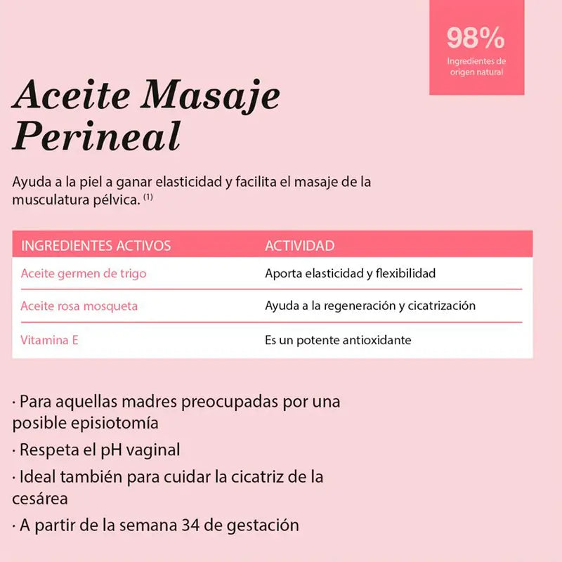 Olio perineale Suavinex, 30 ml