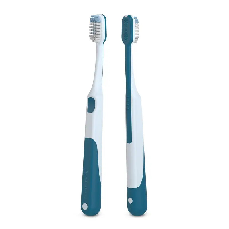 Suavinex Spazzolino per neonati +6 anni, blu