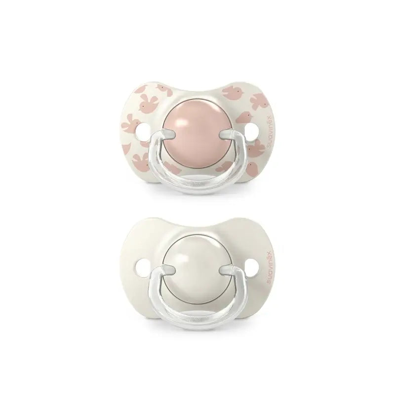 Suavinex Tettarella Sx Pro 6/18 mesi Birdies Rosa, 2 unità