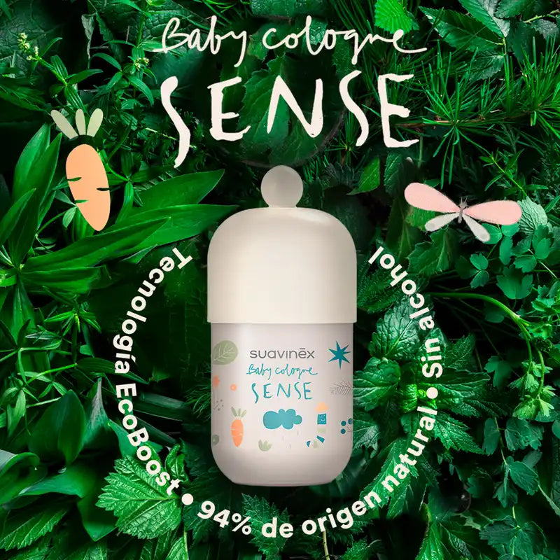 Suavinex Baby Cologne Sense, Acqua profumata senza alcool, 100 Ml