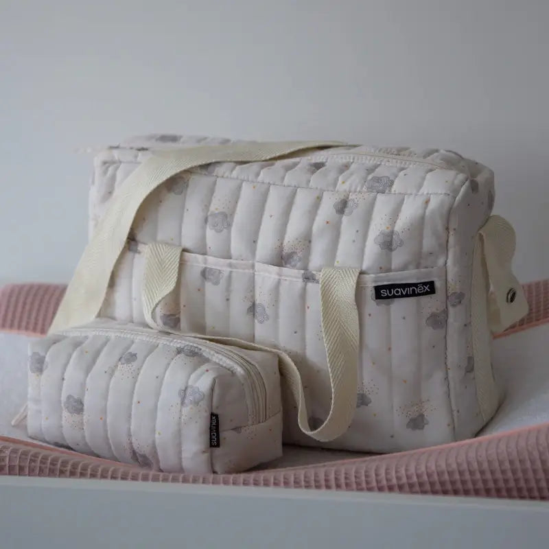 Suavinex Borsa da toilette per bambini Panno da viaggio, beige