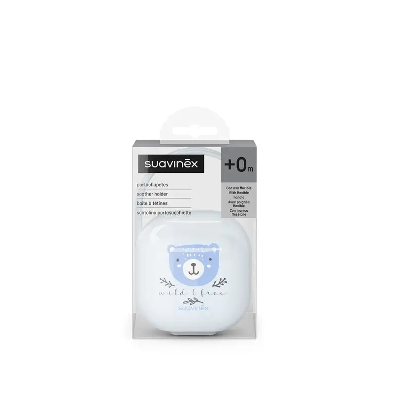 Portaciuccio Suavinex +0 mesi Wild&Free Blu