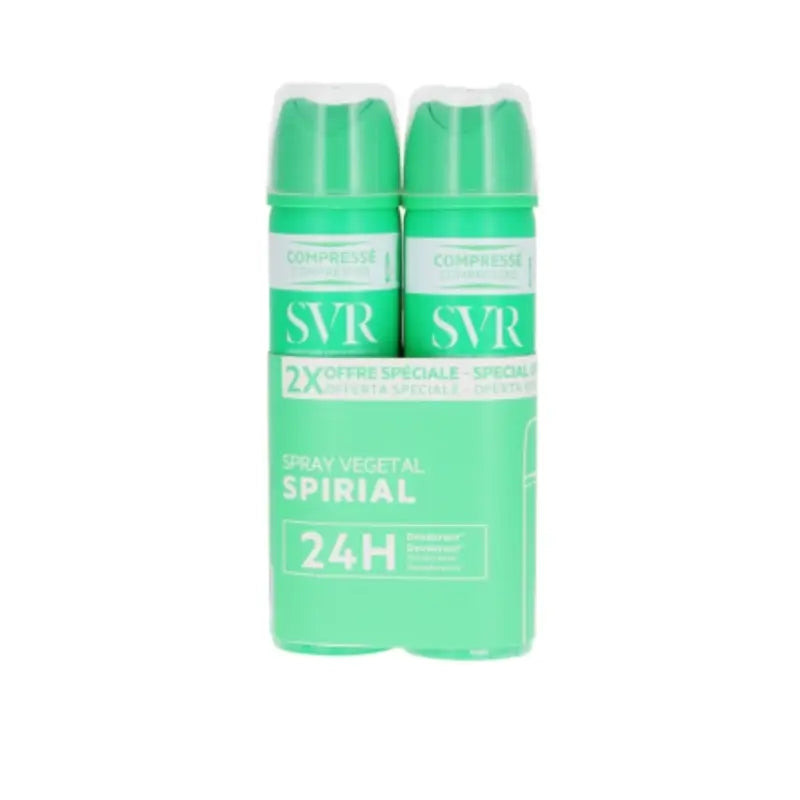 SVR Spirial Spirial Duplo Spray vegetale, 2 x 75 ml