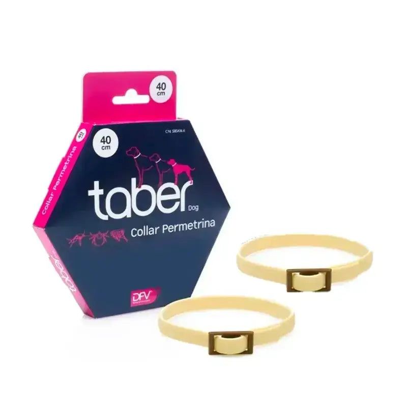 Collare Taberdog Permetrina, Confezione 2 x 40Cm