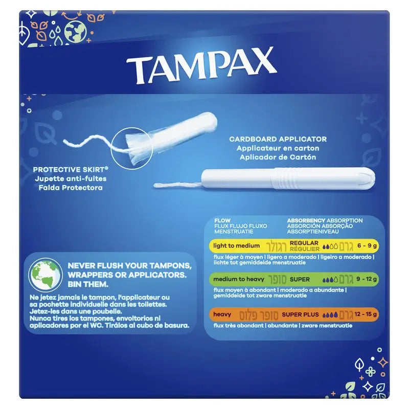 Tampax Super Plus con applicatore, 30 unità
