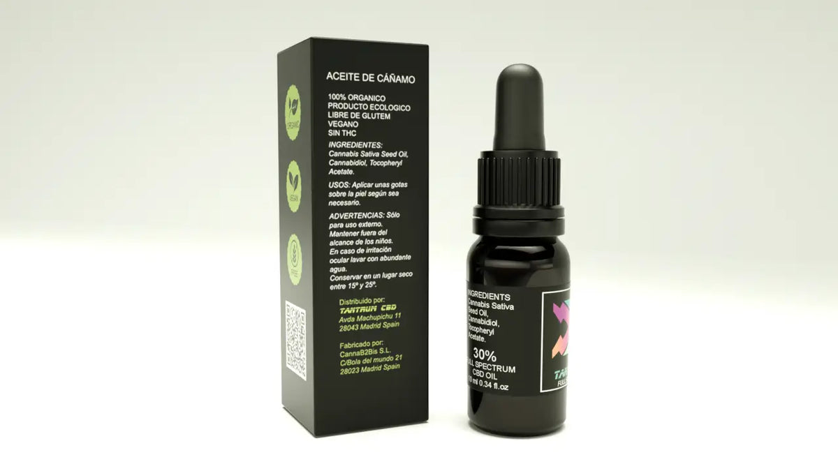 Tantrum Olio di CBD a spettro completo 30% Hso, 10 ml