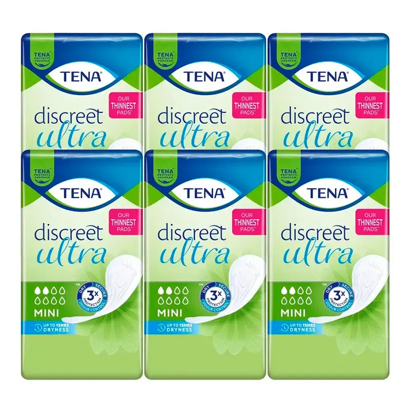 TENA Discreet Mini Pack, 6 X 20 pezzi.
