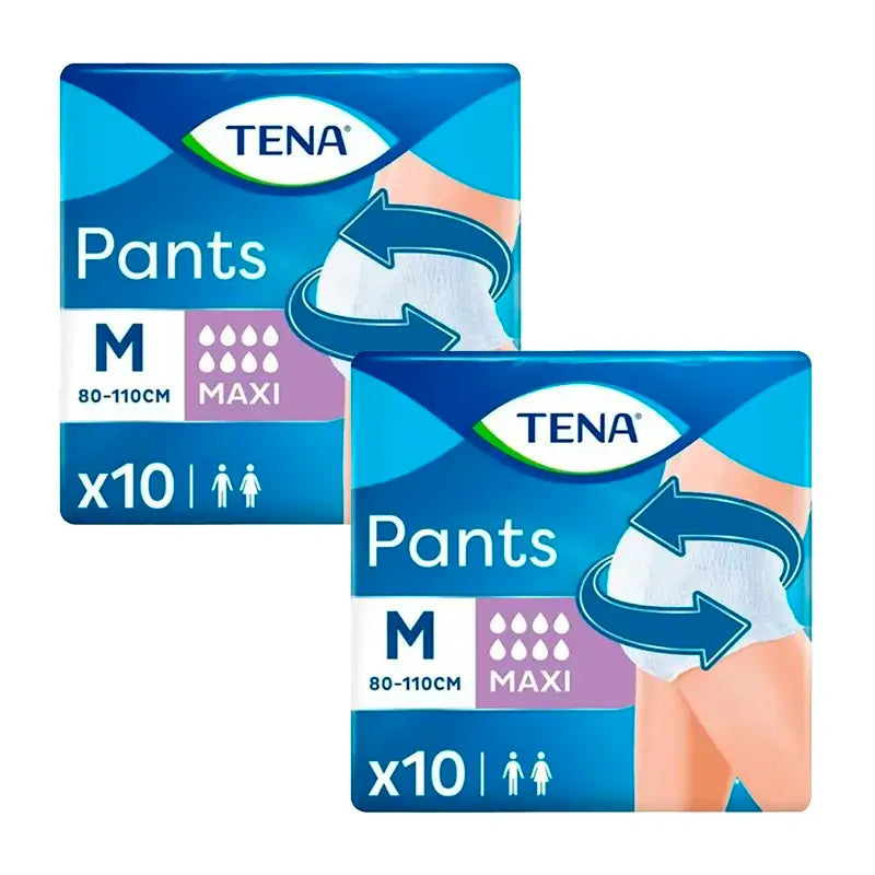 Tena Pack Pants Maxi taglia M, 2 X 10 pezzi.