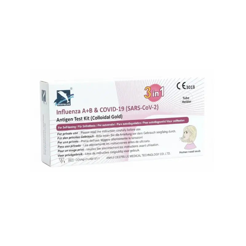 Test Duo-Antigene SARS-CoV-2 e Influenza A/B, 1 unità