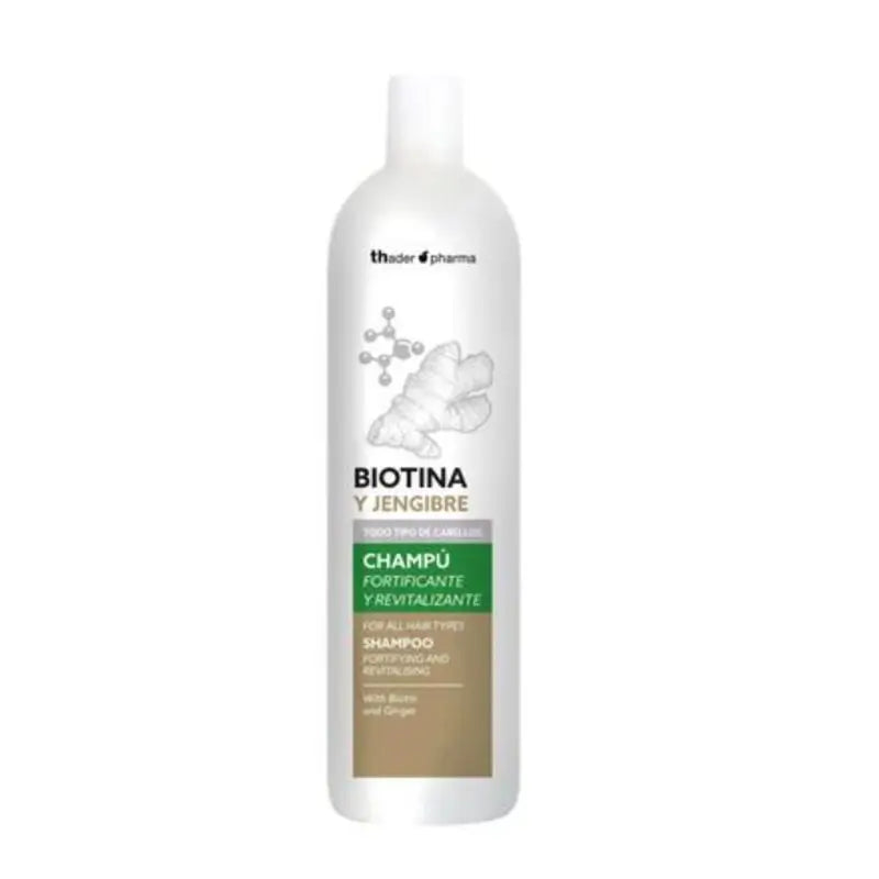 Th Pharma Biotin & Ginger Shampoo fortificante e rivitalizzante, 1 litro