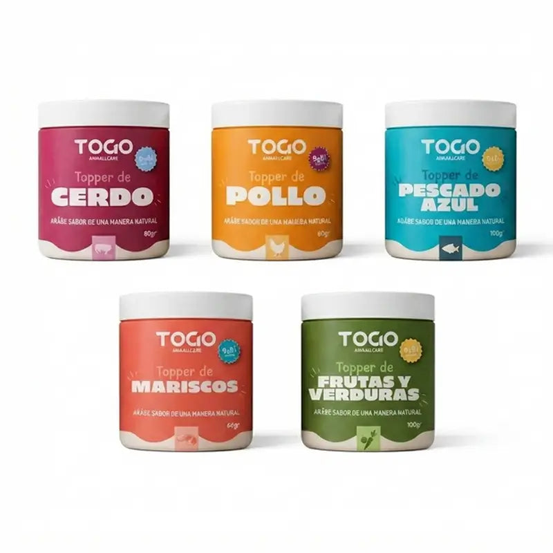 TOGO Vitality Collection: la carica di gusto e proteine di cui il suo mangime ha bisogno. 5 unità