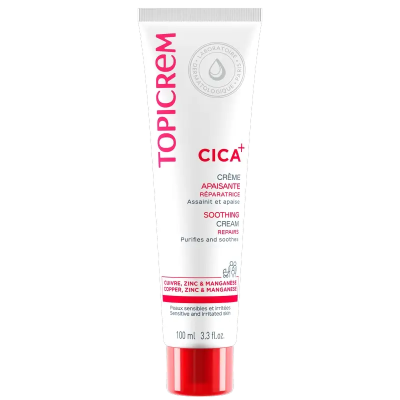 Topicrem Cica Crema riparatrice lenitiva, 100 Ml