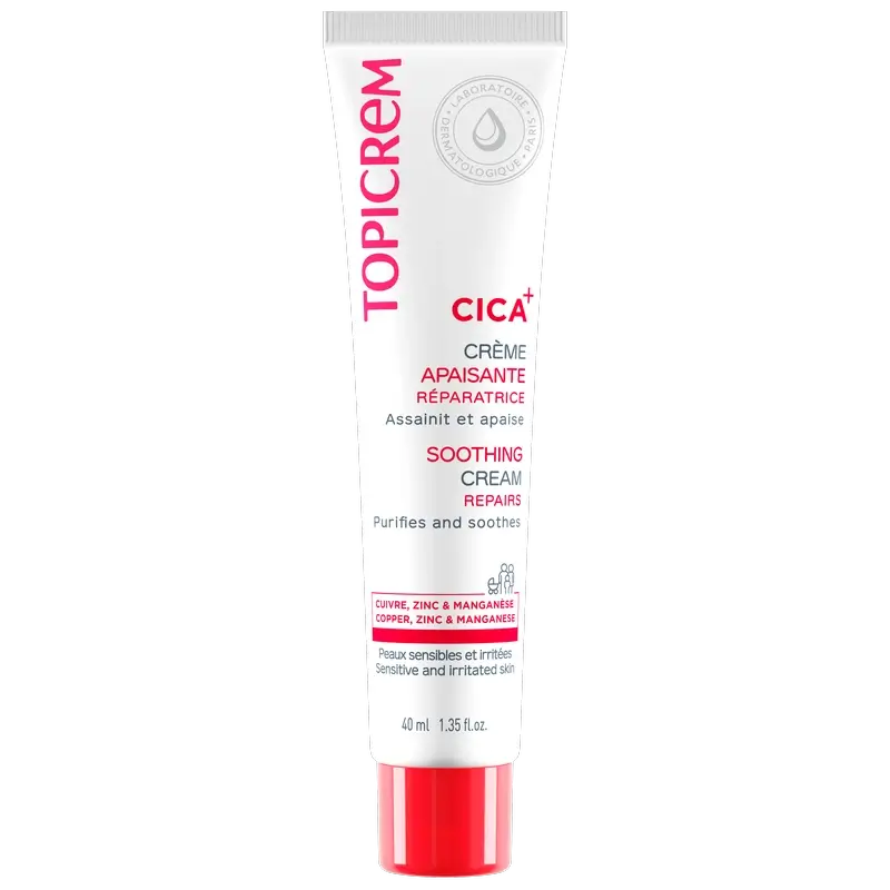 Topicrem Cica Crema riparatrice lenitiva, 40 Ml