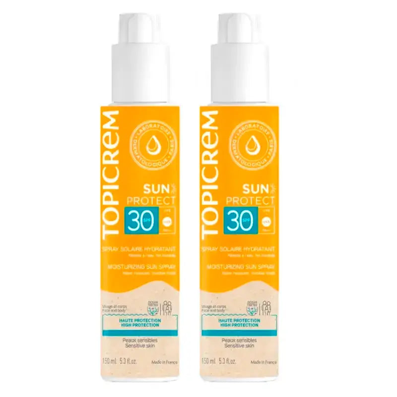 Topicrem Sun Protect Spray Spf30, Confezione 2 x 150 Ml