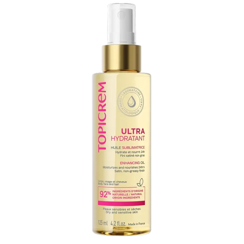 Topicrem Uh Olio ultra-idratante, 125 ml