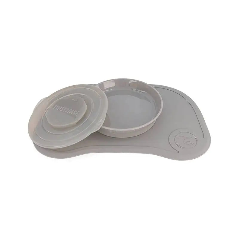 Twistshake Mini Mantel + Plato Gris