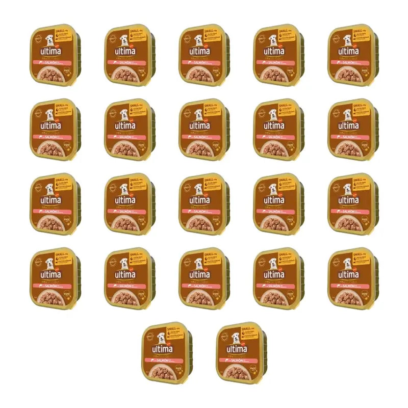Ultima Mini Paté al salmone, 150 g, confezione da 22