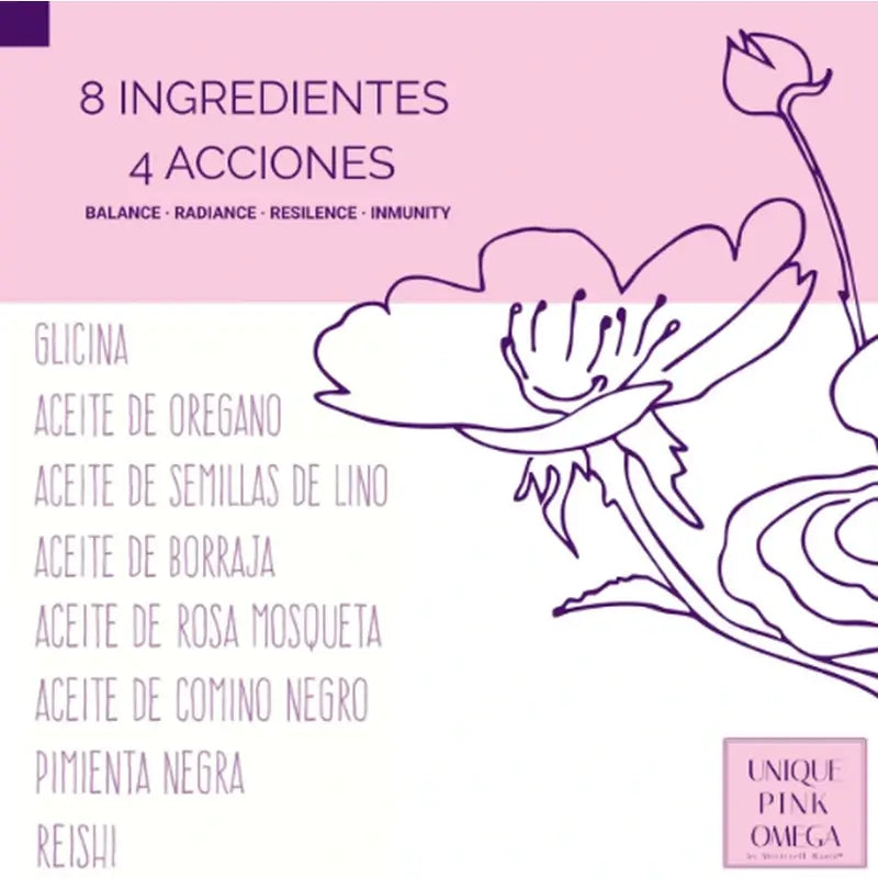 Unique Pink Omega, 60 capsule
