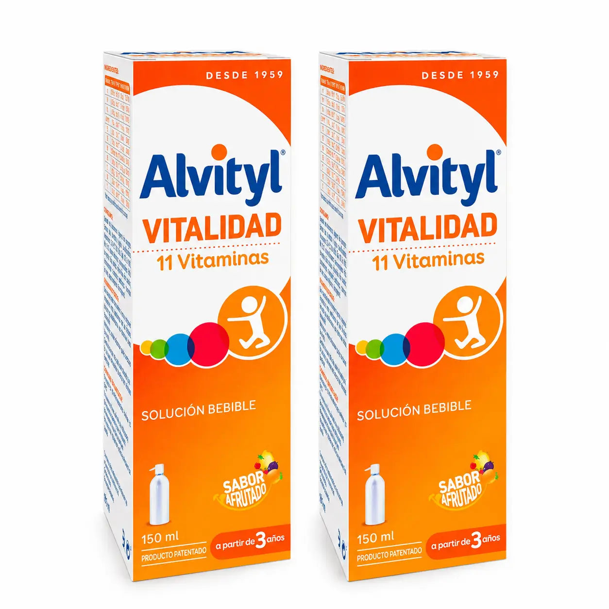 Urgo Alvityl Vitalità 11 vitamine 150 ml, confezione da 2