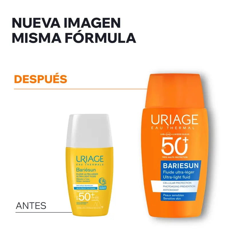 Uriage Bariésun Fluido Ultra-Leggero Spf50+, 30 ml