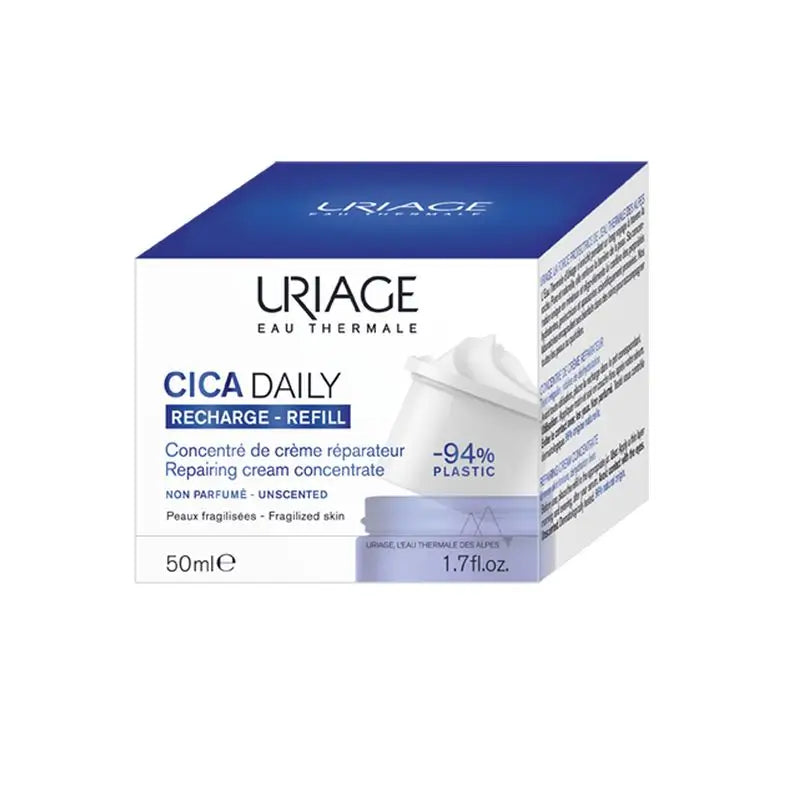 Uriage Cica-Daily Crema Concentrata Ricarica, 50Ml