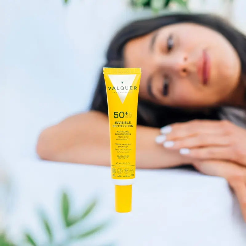 Valquer Protezione solare viso 50+ Protezione invisibile, 40 ml