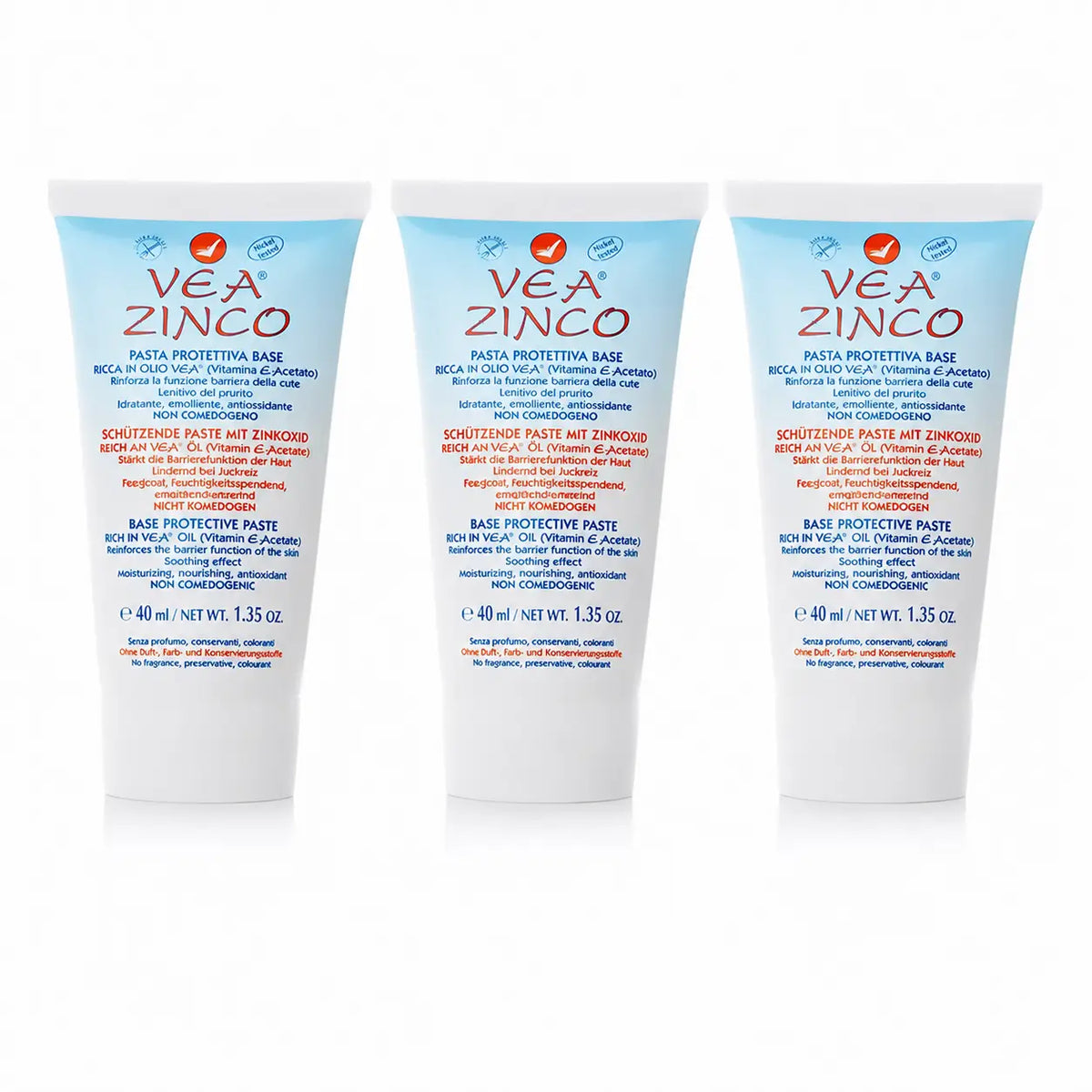 Vedi Zinco Pasta protettiva 40 ml, confezione da 3