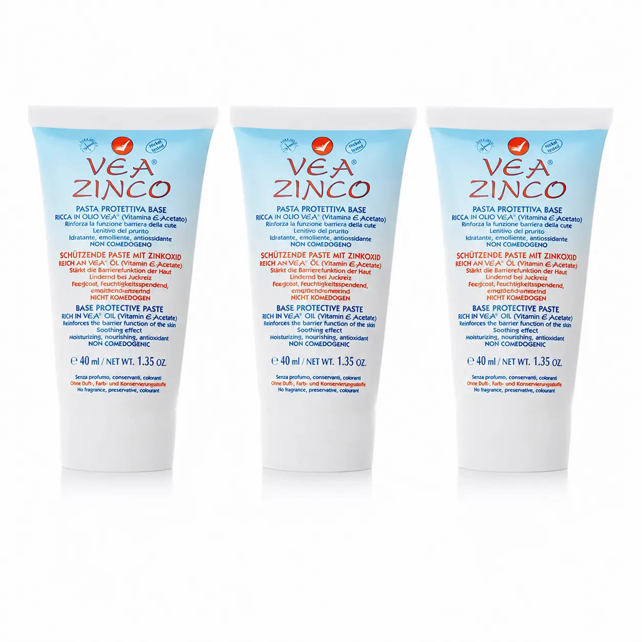 Vedi Zinco Pasta protettiva 40 ml, confezione da 3