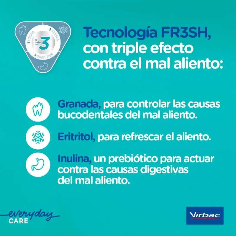 Virbac Veggiedent Fr3sh XS, snack dentali per cani di taglia molto piccola