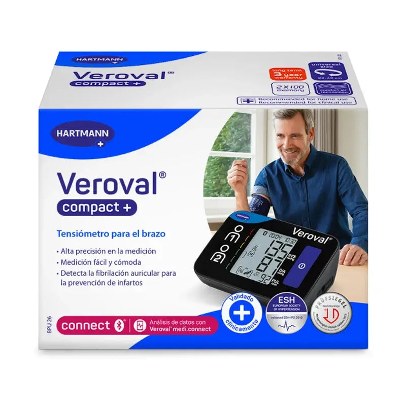 Misuratore di pressione del braccio superiore Veroval Compact+ , 1 unità