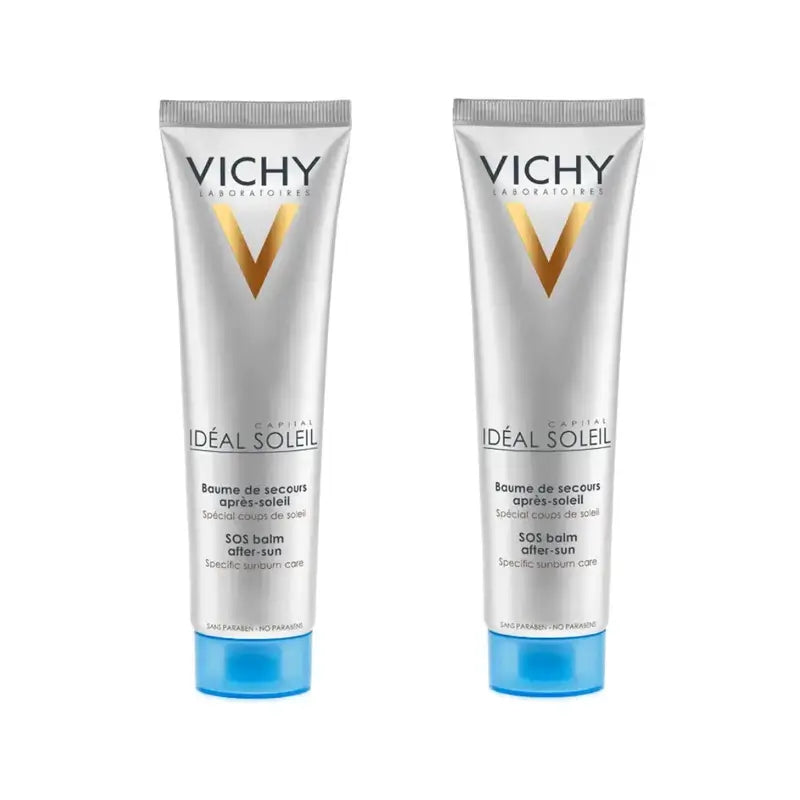 Vichy Idéal Soleil Balsamo Riparatore, 2X100 Ml