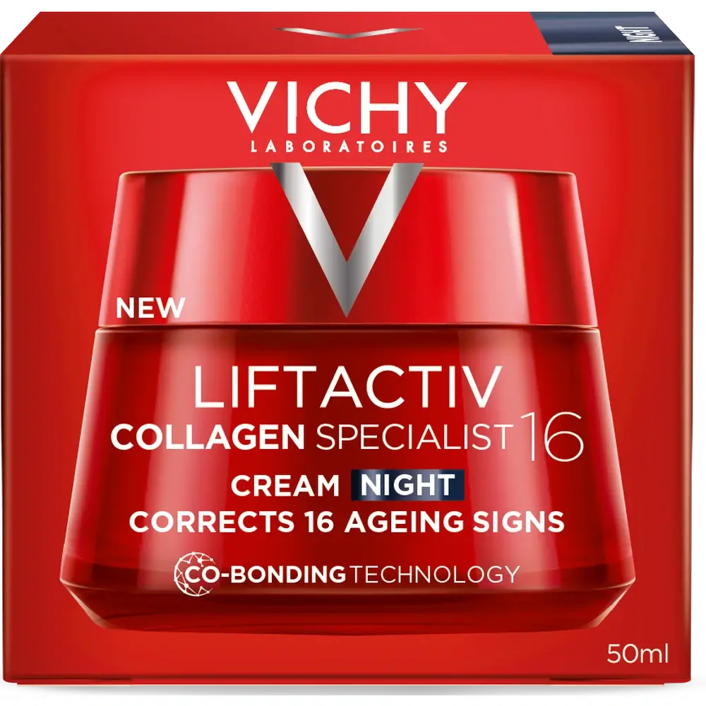 Vichy Liftactiv Collagene Specialista 16 Crema Notte, 50 ml