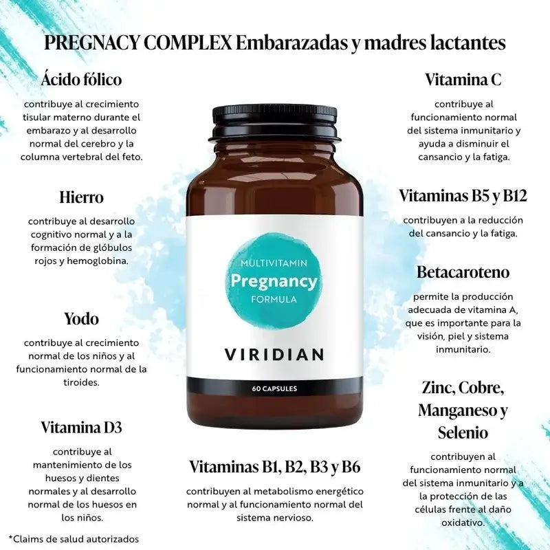 Complesso di gravidanza Viridian 60Cap.Veg.