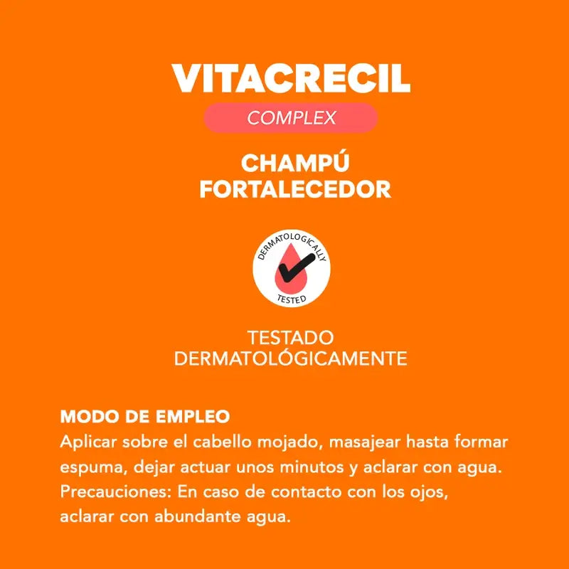 Shampoo rinforzante Vitacrecil Complex, 200 Ml