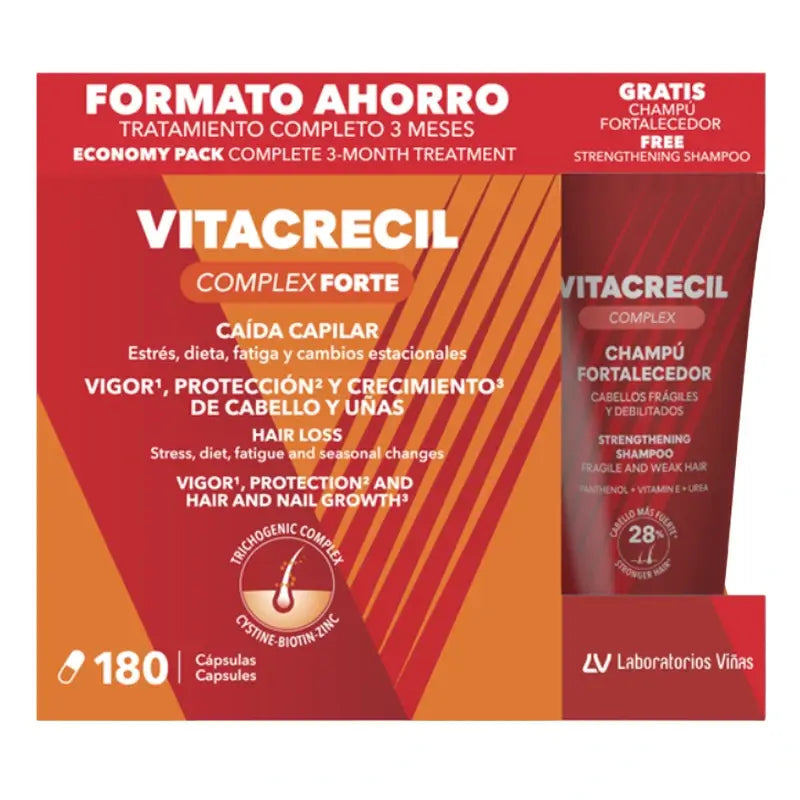 Vitacrecil Complex Forte 180 Compresse + Shampoo 100 Ml