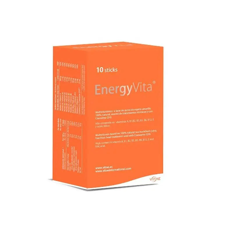 Vitae Energyvita Coenzima Q10 e olivello spinoso , 10 bastoncini