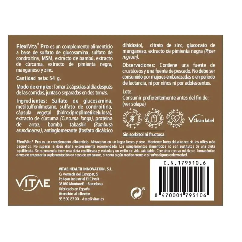 Vitae Flexivita Pro Duplo, 2X60 Capsule
