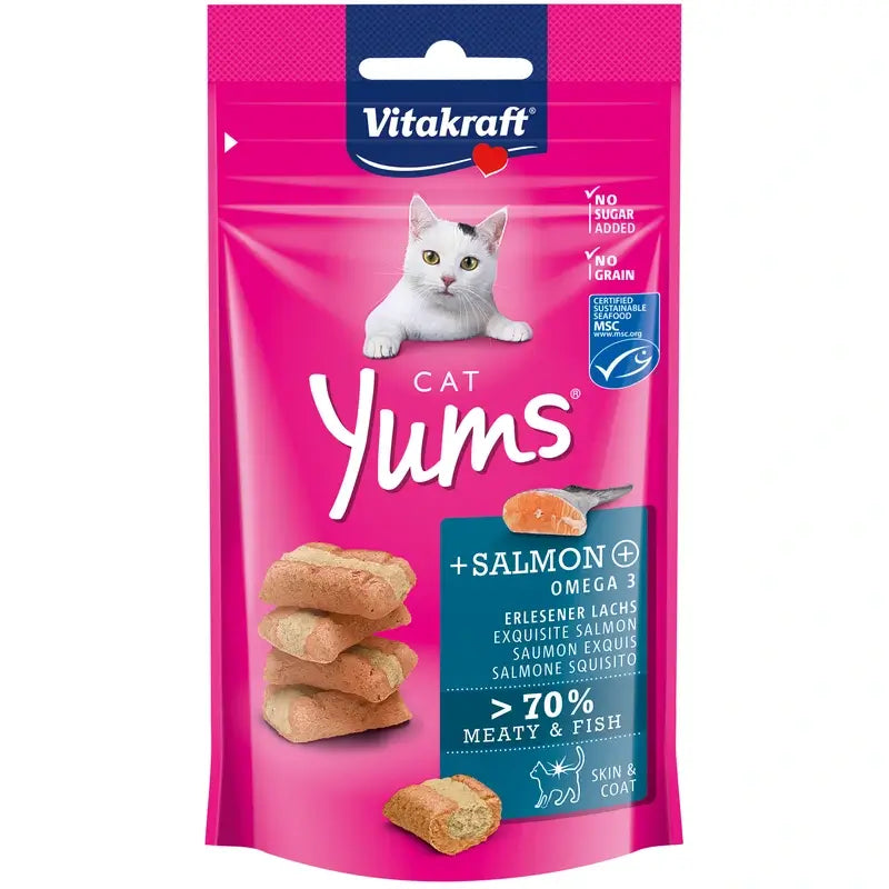 Vitakraft Cat Yums al salmone 9x40 grammi