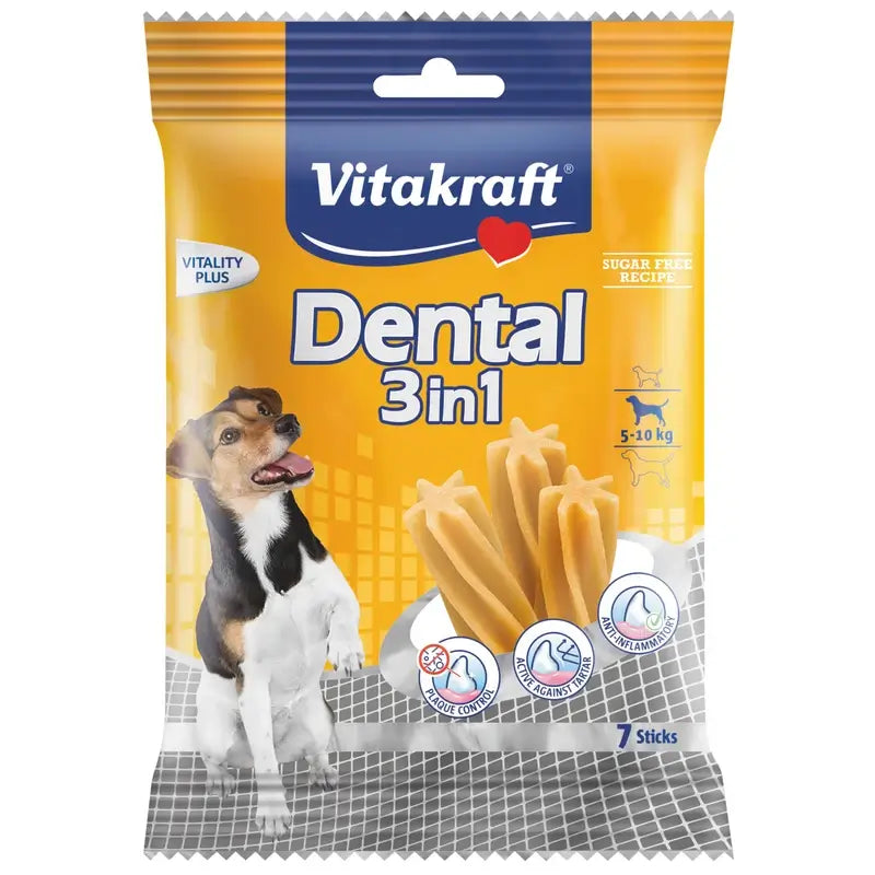 Vitakraft Dental 2 in 1 per cani di piccola taglia 12x120 grammi
