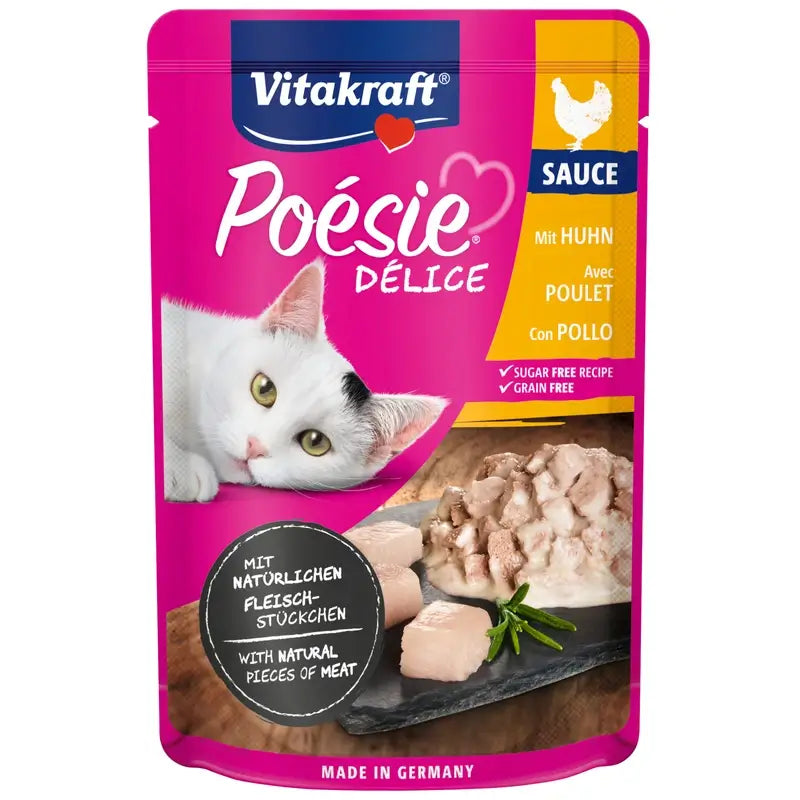 Vitakraft Poésie Delisauce Pouch Pollo 23x85gr
