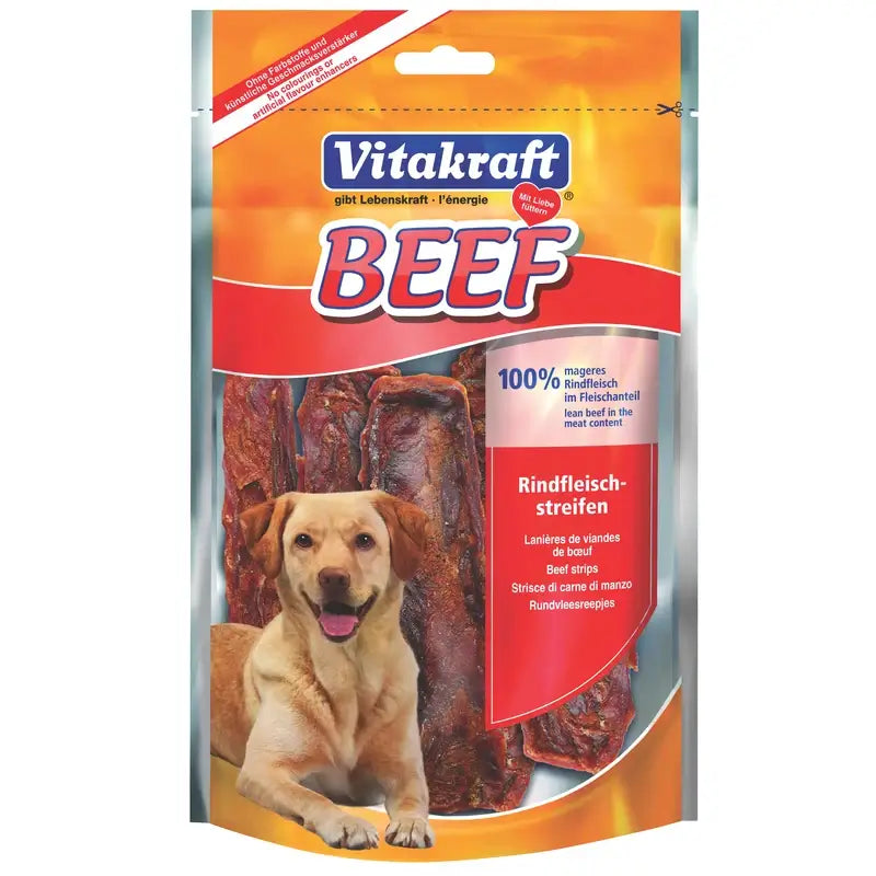 Vitakraft Snack Strisce di manzo 10x80 grammi