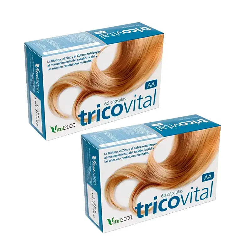 Vital 2000 Tricovital Aa, Confezione 2 x 60 Capsule